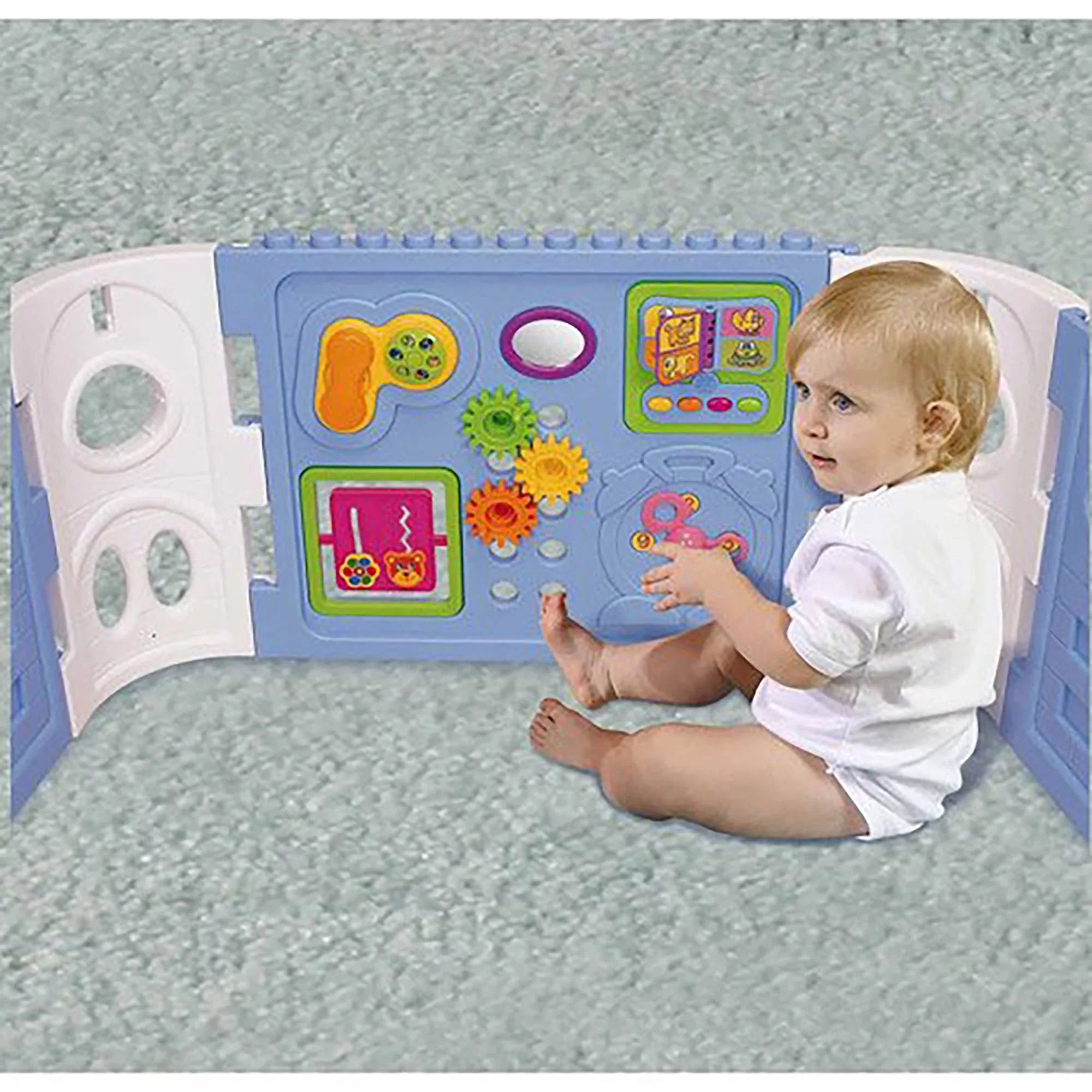 Interactive Baby Center, Enclosed Baby Center that Keeps Baby Sizeafe While Leraning, Ages 1+