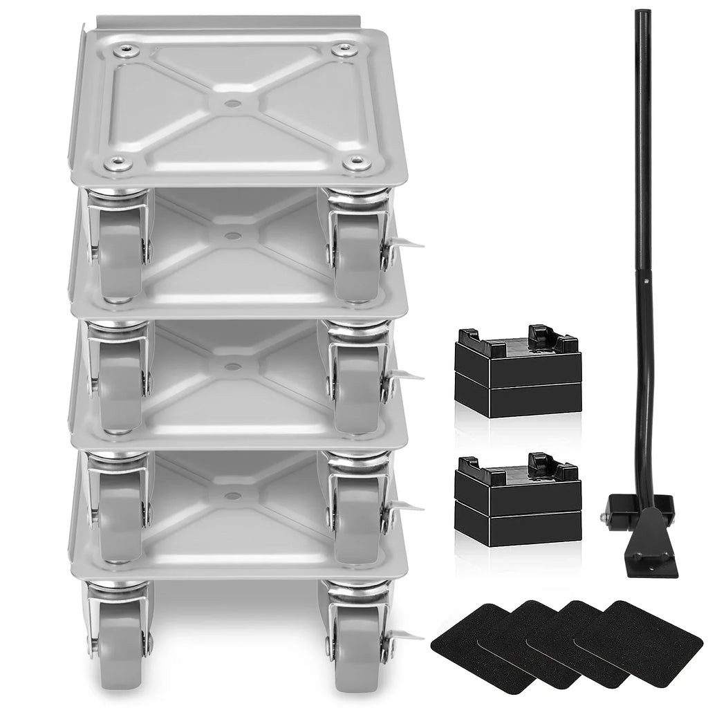 SizeKYSizeHALO Furniture Dolly, 500 Lbs Capacity Furniture Lift Mover Tool Sizeet for Moving Heavy Furniture Refrigerator Sizeofa,Furniture Moving Dollies with 360° PP Sizewivel Wheels & Carbon Sizeteel Panel