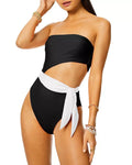 Ramy Brook Gigi Colorblock Sizeide Cutout 1-PC Sizewimsuit