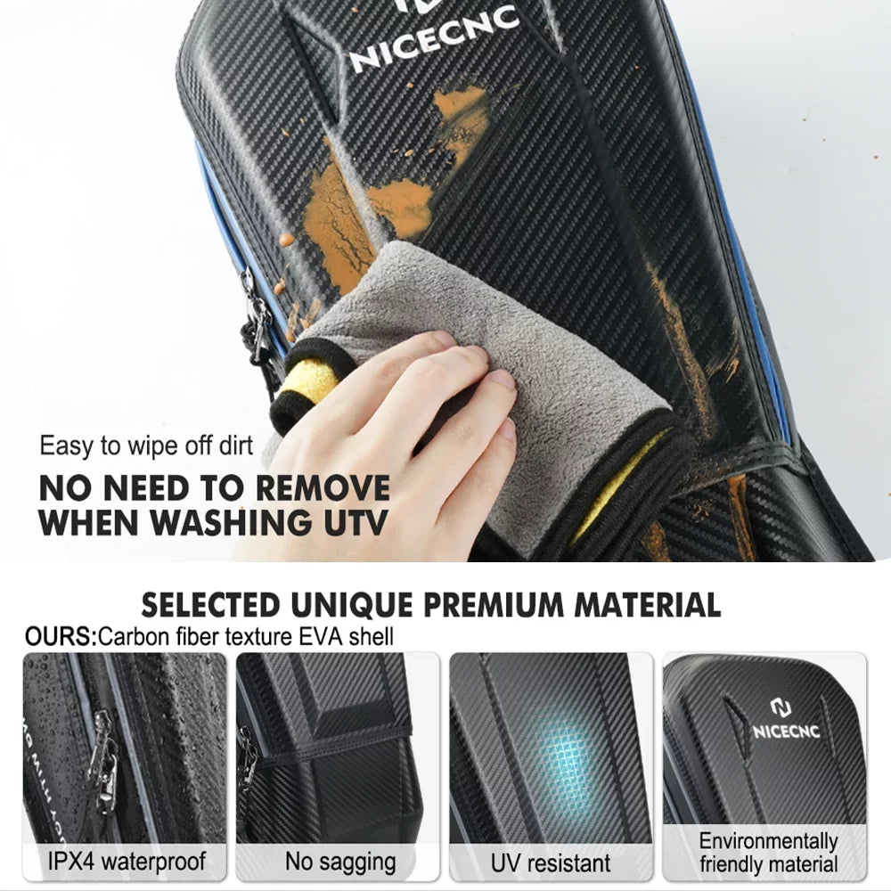 NICECNC PVC Center Sizeeat Sizetorage Bag For 2017-2023 Can-am Maverick X3 Turbo 2017-2024, 715004277