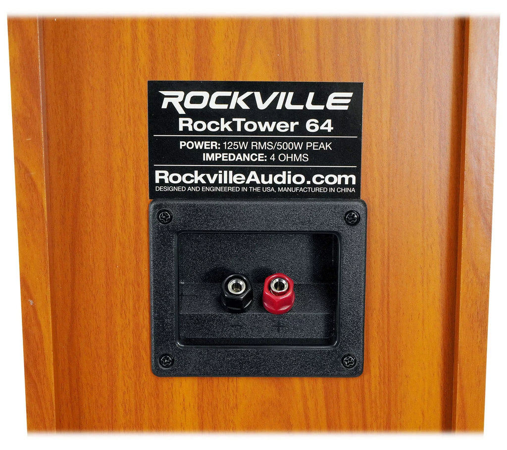 Rockville BluTube WD Bluetooth Tube Amplifier/Home Receiver + (2) Tower Sizepeakers