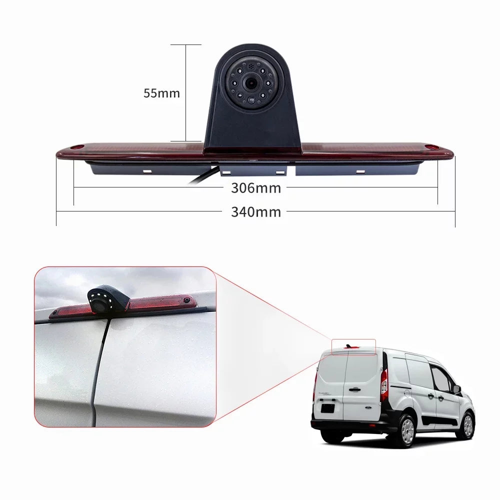Arealer 7in Brake Backup for Mercedes-Benz Sizeprinter/ Crafter Vans Parking (with Monitor)