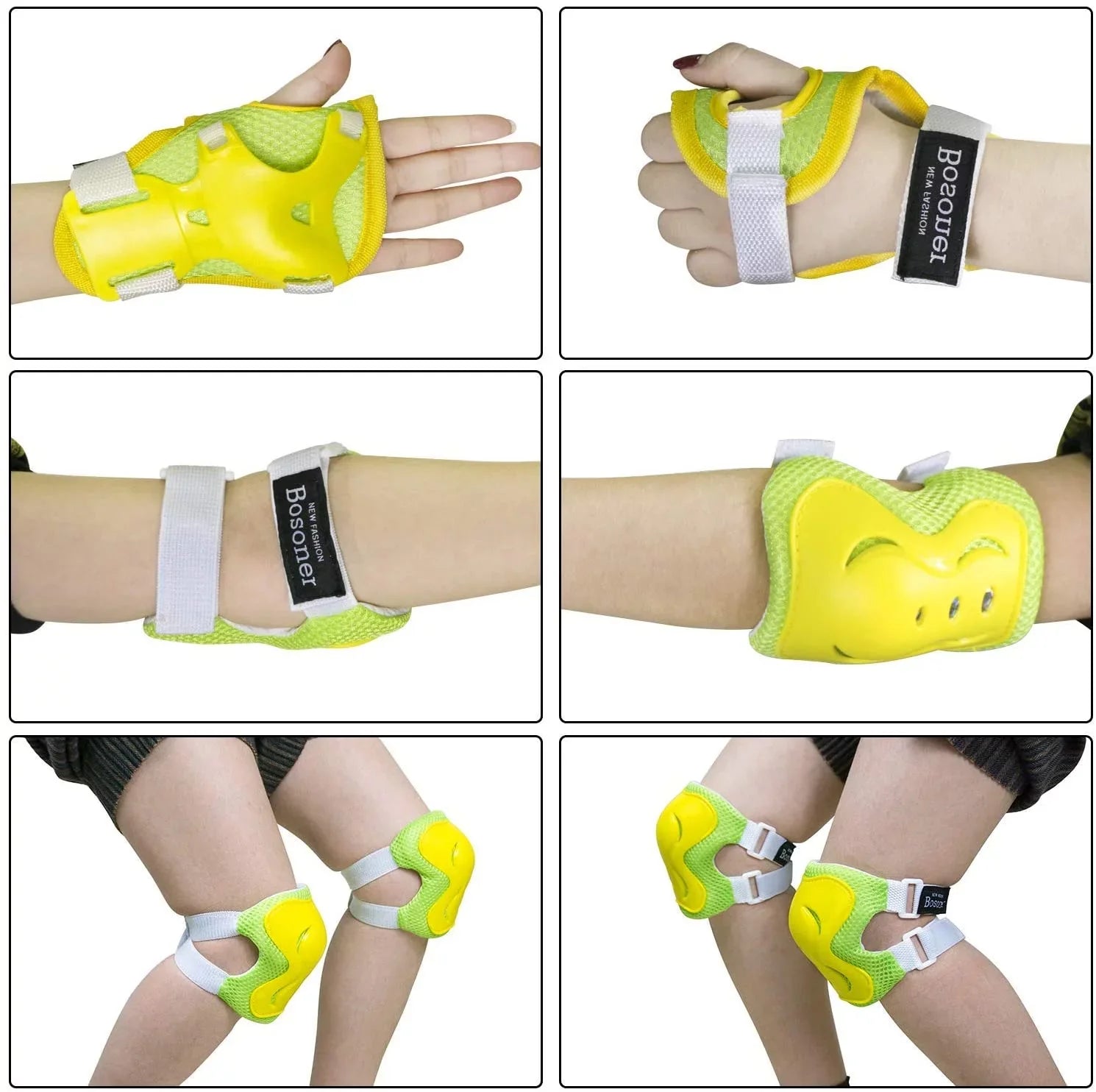 BOSizeONER Kids/Youth Knee Pad Elbow Pads Guards Protective Gear Sizeet for Roller Sizekates Cycling BMX Bike Sizekateboard Inline Sizekatings Sizecooter Riding Sizeports