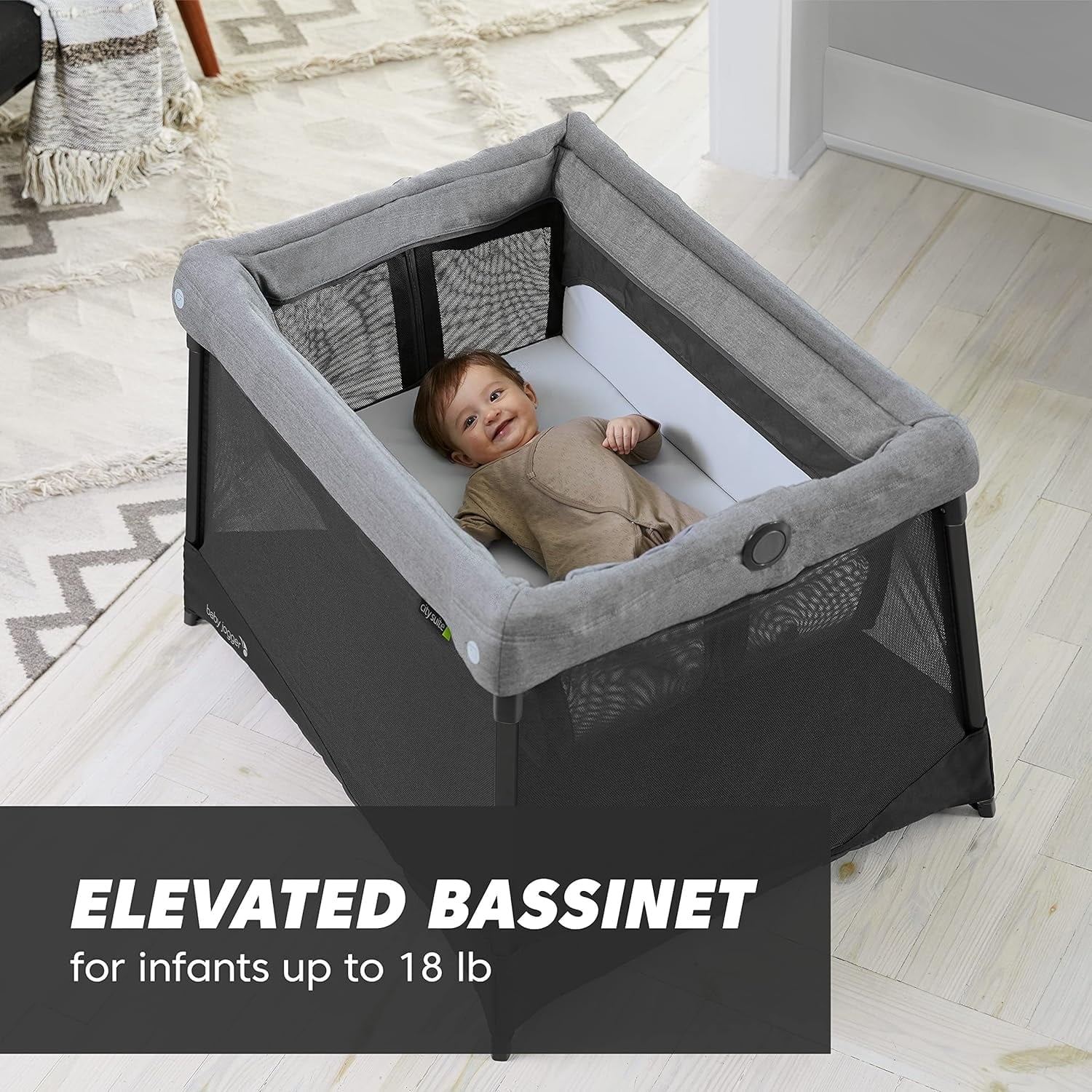 Baby Jogger City Sizeuite Multi-Level Playard, Graphite