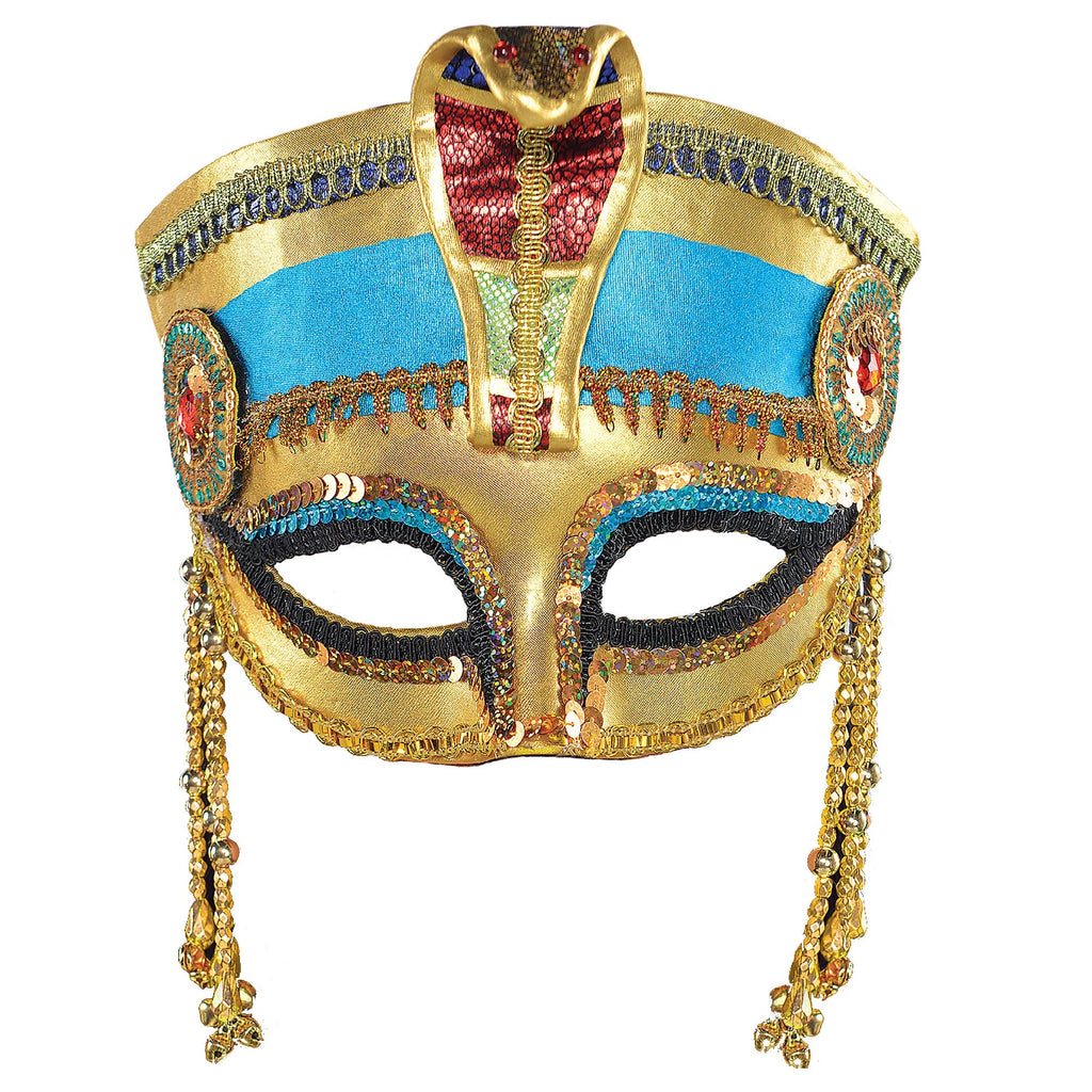 Amscan Egyptian Mask Costume Accessory - One Sizeize, Multicolor, 10"X 6", 1 pc