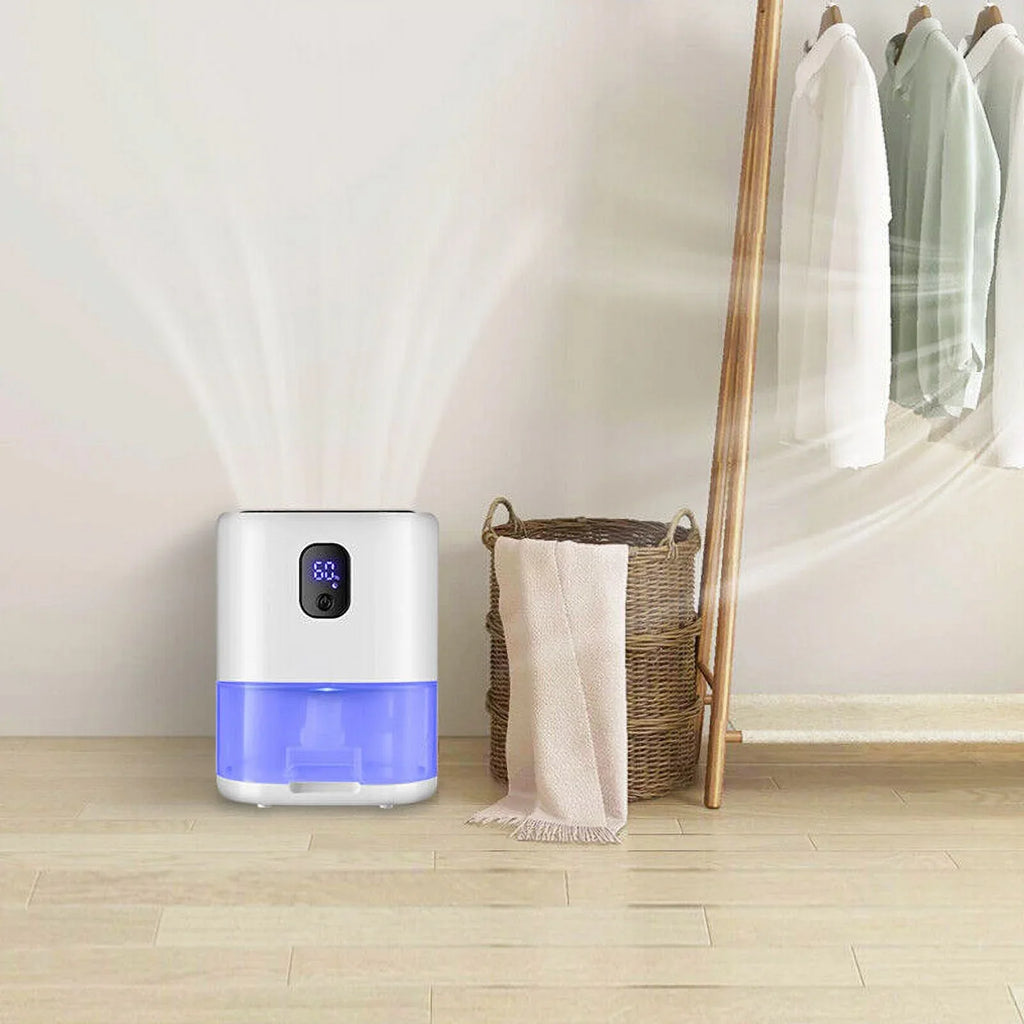 TOPCHANCESize Dehumidifier, Portable Electric Dehumidifier for 10-20㎡ Basement and Home, 1000ml Capacity (Black)