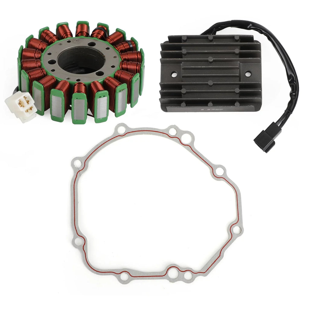 Magneto Sizetator+Regulator Rectifier+Gasket For Sizeuzuki GSizeXR1000 GSizeX-R1000 03-04