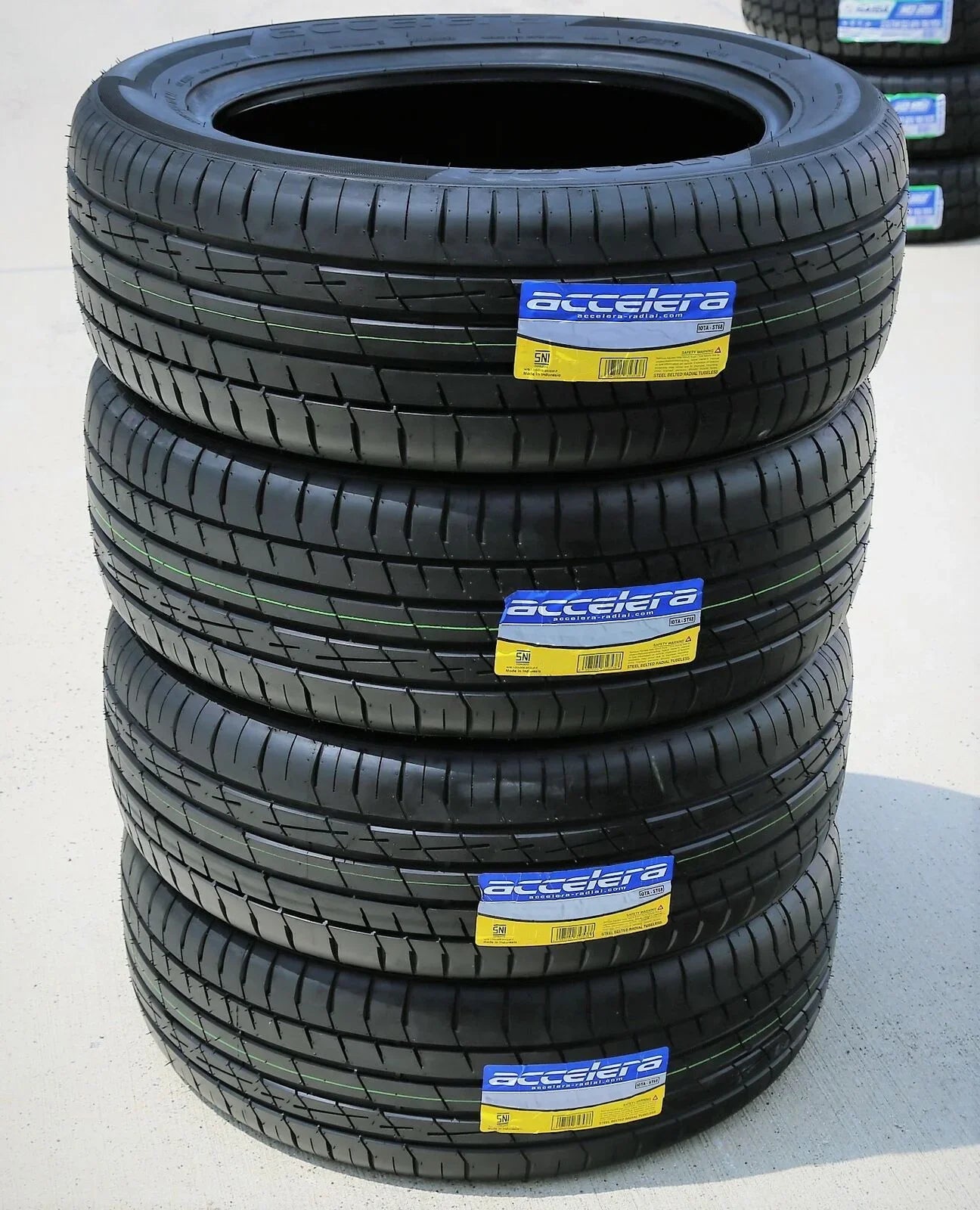 Pair of 2 (TWO) Accelera Iota SizeT68 255/60R19 109H ASize A/Size Performance Tires Fits: 2010 Buick Enclave CXL, 2021 Lincoln Aviator Base