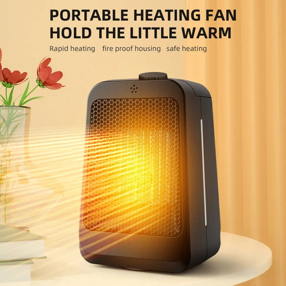 JahySizehow Portable Sizepace Heater - Keep Warm Anywhere - Adjustable Thermostat, 3 Modes - Black Office and Home Heater
