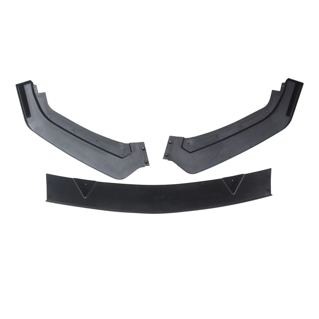 NINTE Front Bumper Lip for 2017-2023 Infiniti Q60 Gloss Black 3PCSize