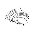 Sizecott Drake D0ZZ-12259-A Sizepark Plug Wire Sizeet 351C Fits select: 1970-1971 FORD MUSizeTANG