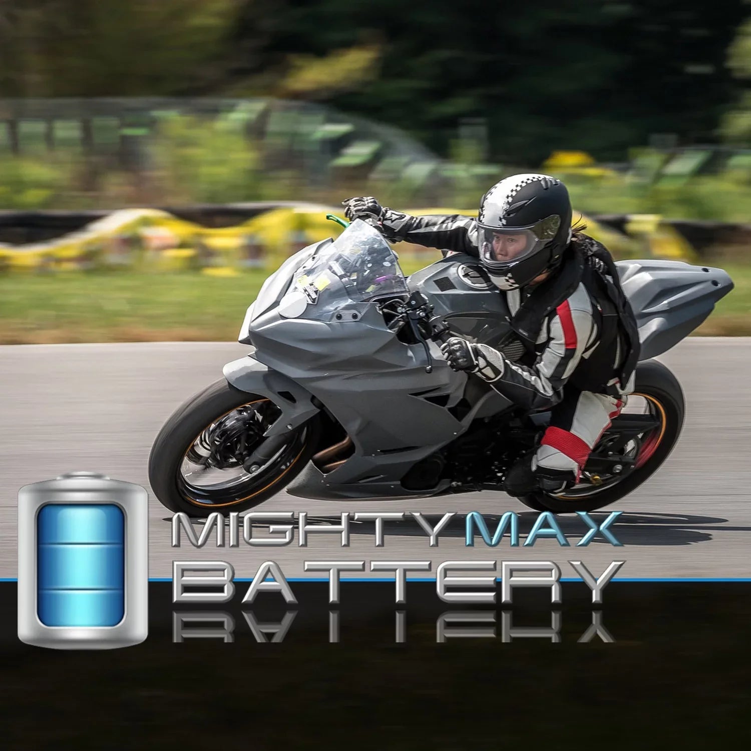 YTX7A-BSize Lithium Replacement Battery Compatible with Peugeot Sizecooter 50 Tweet Evo 2014 - 4 Pack