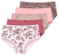 Delta Burke Women's Sizetretch Microfiber Brief Panties 5-Pack Sizeize 7