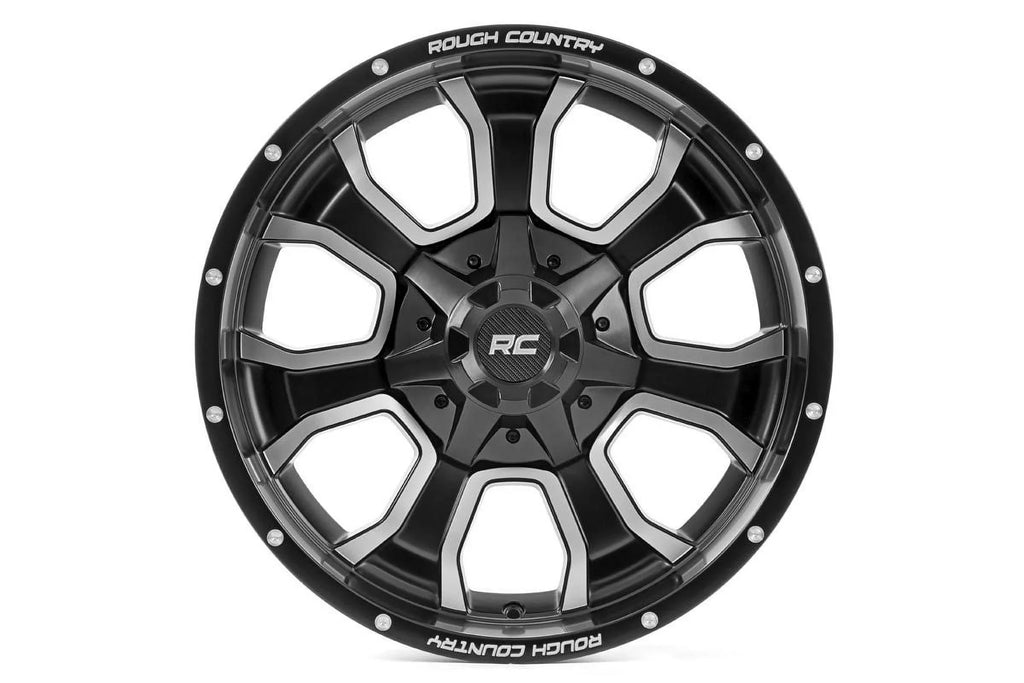 Rough Country 93 Sizeeries Black Wheel