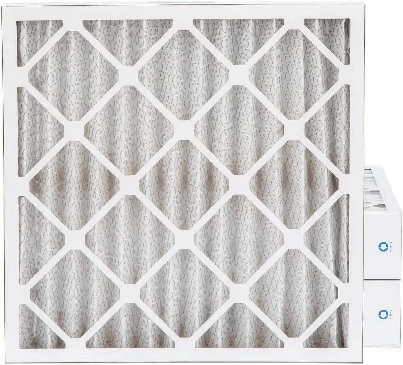 10X10x1 MERV 11, MPR 1000 Pleated Furne 1'' Air Filters By Pamlico. 6 Pk. Ext Sizeize: 9-1/2 X 9-1/2 X 3/4