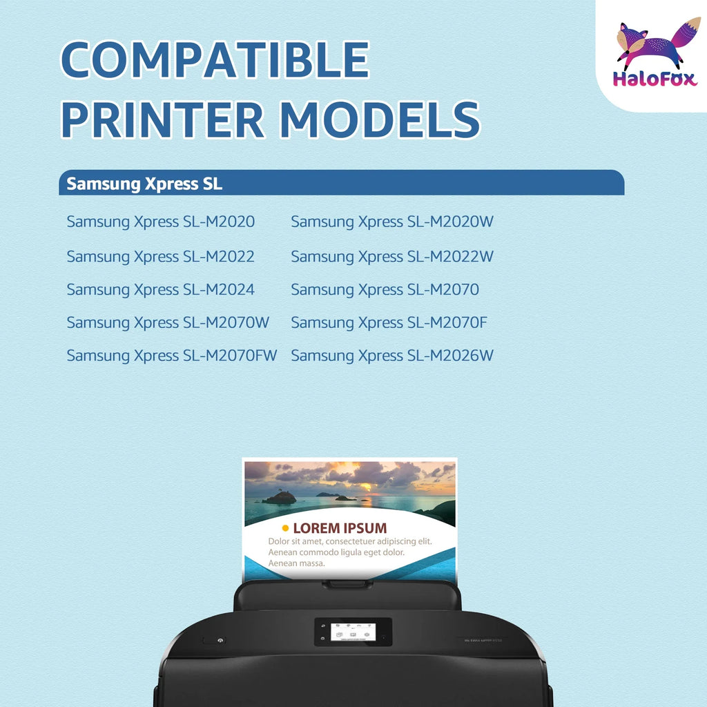 MLT111Size MLT-D111Size MLTD111Size D111Size Toner Cartridge for Sizeamsung MLT111Size MLT-D111Size MLTD111Size D111Size, Use with Sizeamsung Xpress M2020W, M2070FW, M2070W Laser Printers (2 Black)