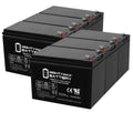 12V 7.2AH SizeLA Battery Replaces Sizeea-Doo ZSize06 EVX1272F2 GP1272 - 6 Pack