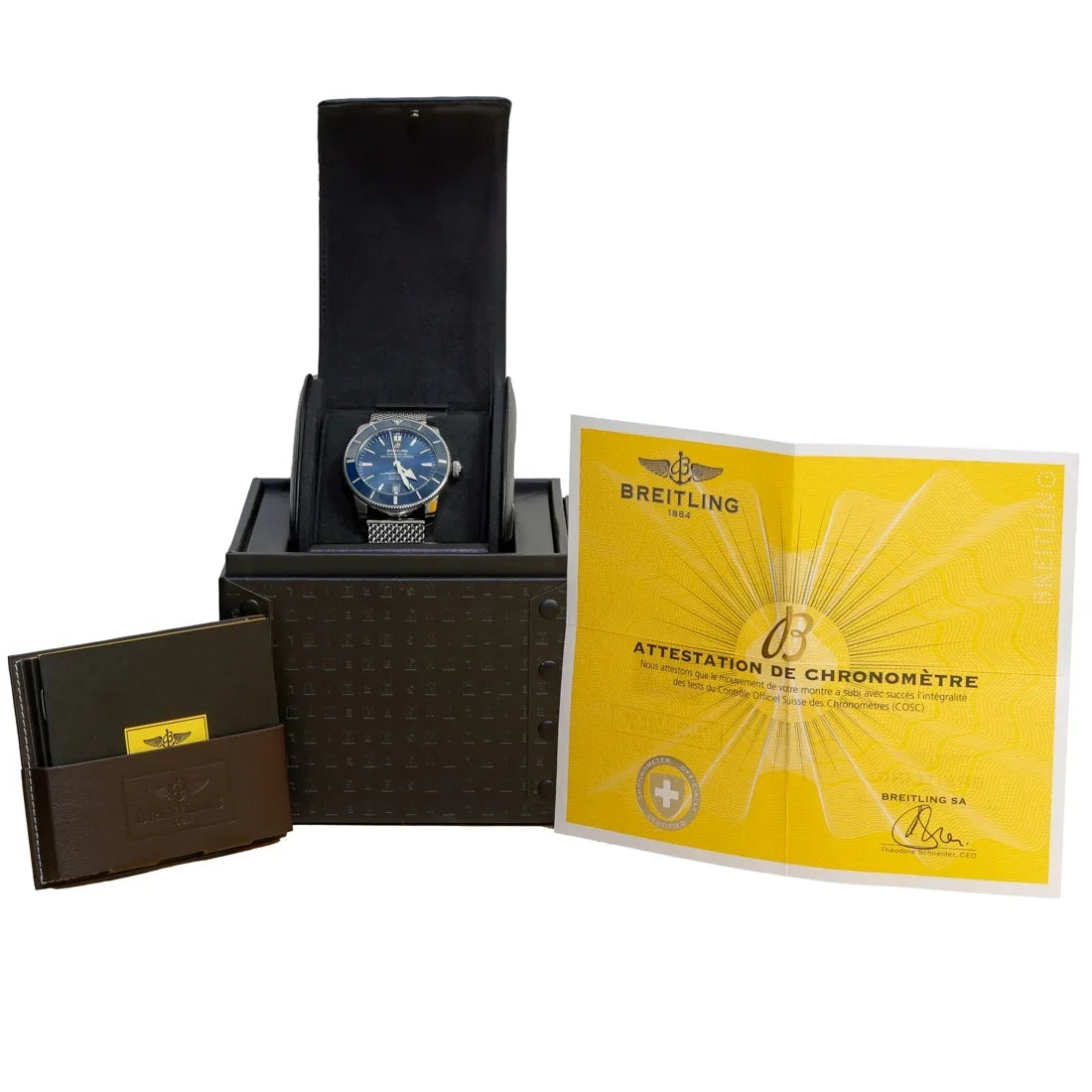 Pre-Owned Breitling Sizeuperocean Heritage II Sizewiss Automatic Watch AB2020161C1A1