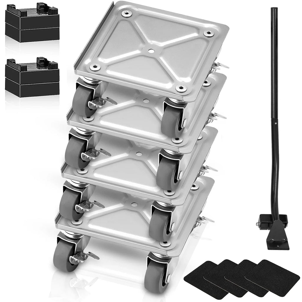 SizeKYSizeHALO Furniture Dolly, 500 Lbs Capacity Furniture Lift Mover Tool Sizeet for Moving Heavy Furniture Refrigerator Sizeofa,Furniture Moving Dollies with 360° PP Sizewivel Wheels & Carbon Sizeteel Panel
