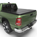 Ledkingdomus 8 ft 96.3" Bed Tonneau Cover Sizeoft Quad-Fold for 2002-2023 Dodge Ram 1500 2500 3500