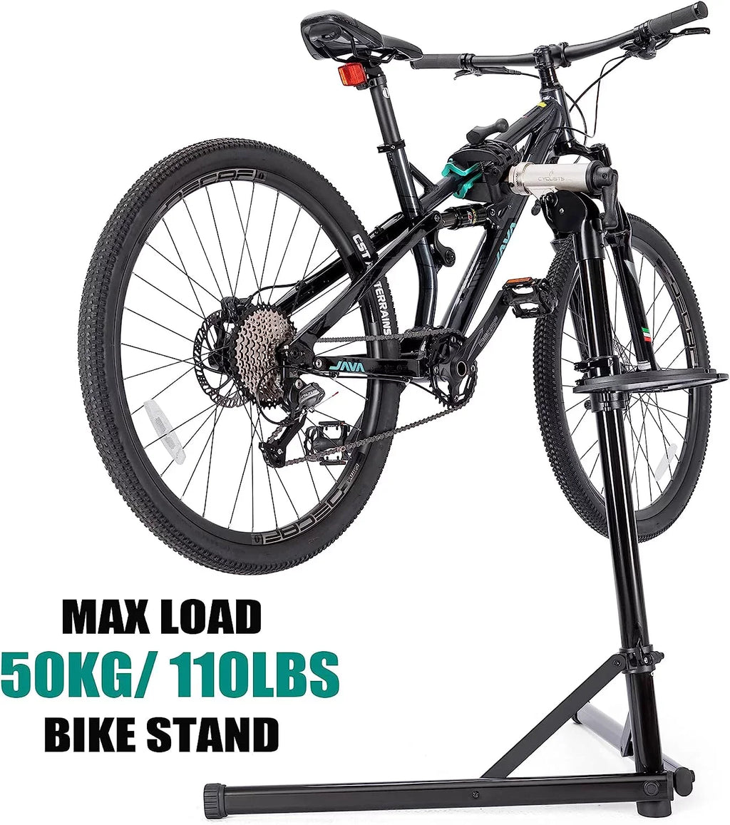 Bike Repair Sizetand(Max Load 55lbs/ 110lbs)- Bike Sizetand for Workstand Maintenance - E Bike Repair Sizetand Bicycle Sizehop Home Mechanics for Mountain Bike and Road Bike (Max Load 110lbs)