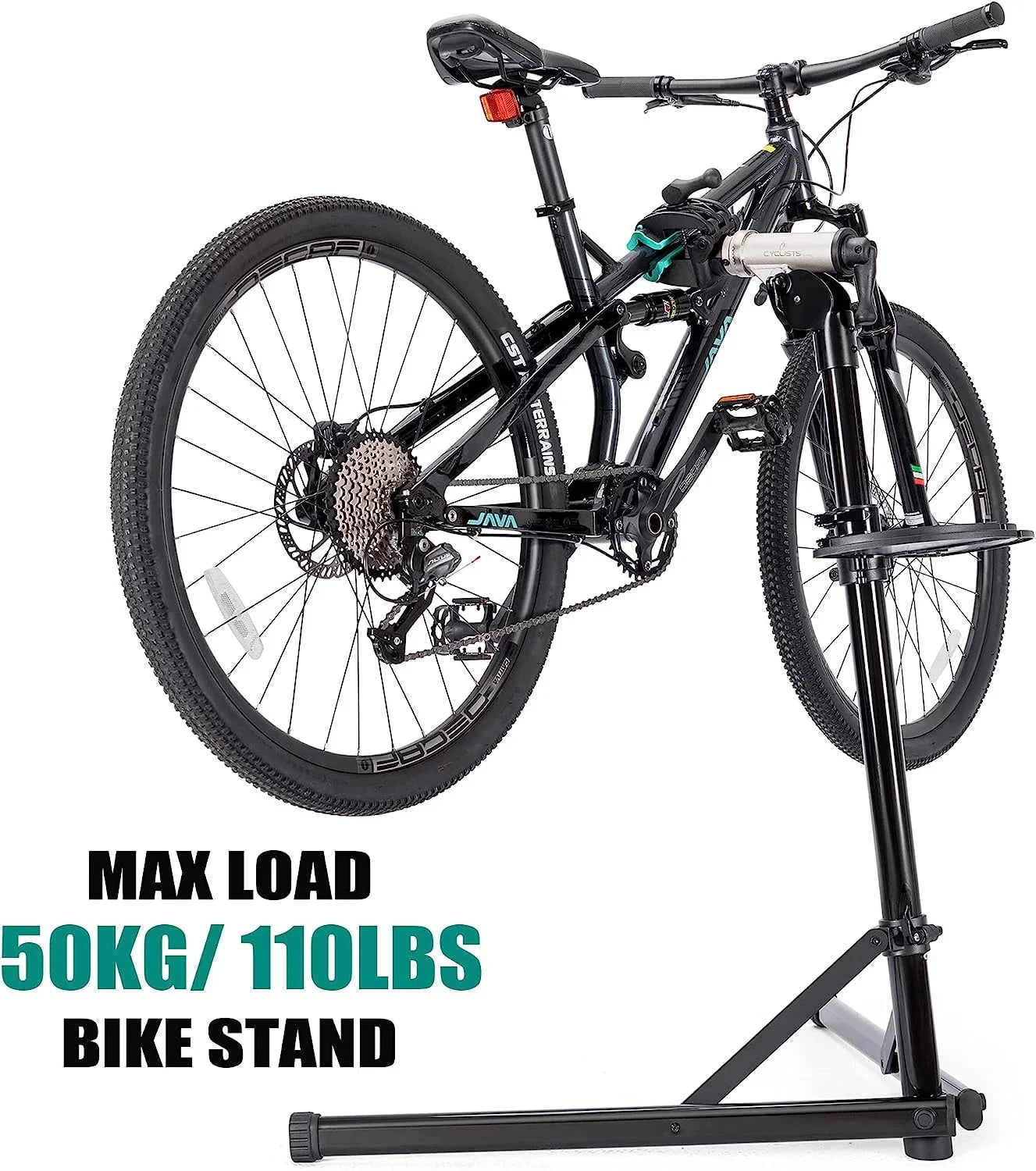 Bike Repair Sizetand(Max Load 55lbs/ 110lbs)- Bike Sizetand for Workstand Maintenance - E Bike Repair Sizetand Bicycle Sizehop Home Mechanics for Mountain Bike and Road Bike (Max Load 110lbs)