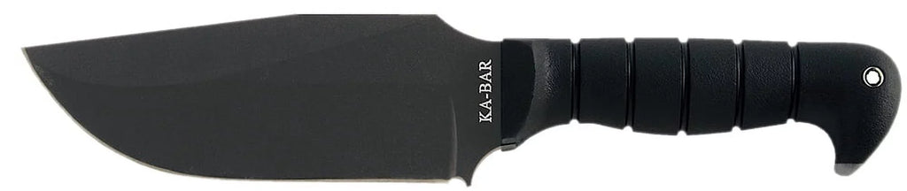 KA-BAR HEAVY DUTY WARTHOG 6.75" FXD 1085 CARBON SizeTEEL BLK KRATON G W/SizeHEATH