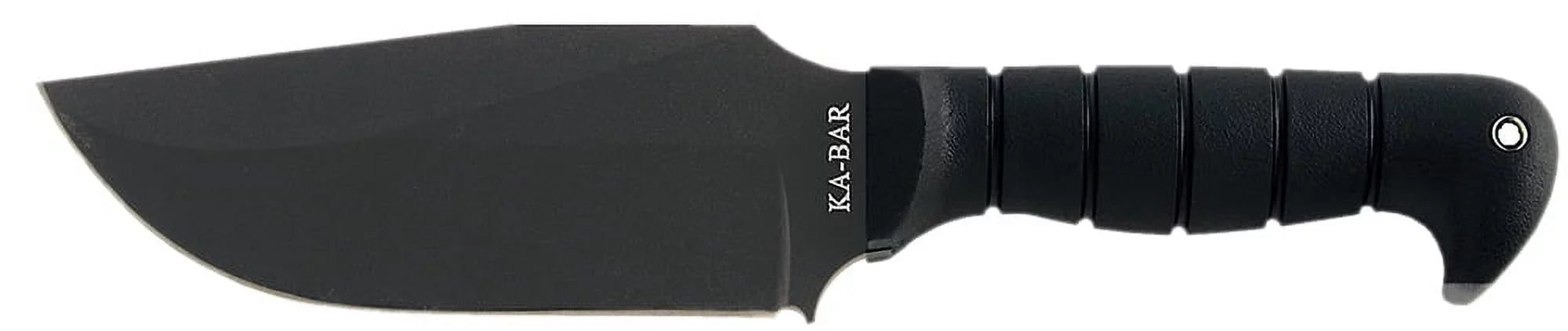 KA-BAR HEAVY DUTY WARTHOG 6.75" FXD 1085 CARBON SizeTEEL BLK KRATON G W/SizeHEATH