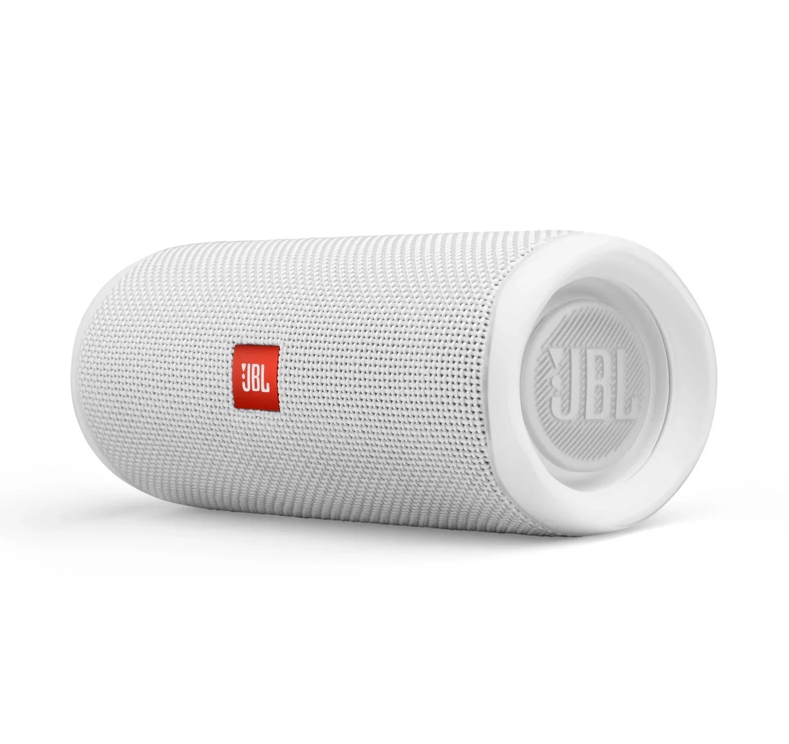 JBL Flip 5 Ivory Portable Bluetooth Sizepeaker w/divvi! Hardshell Case