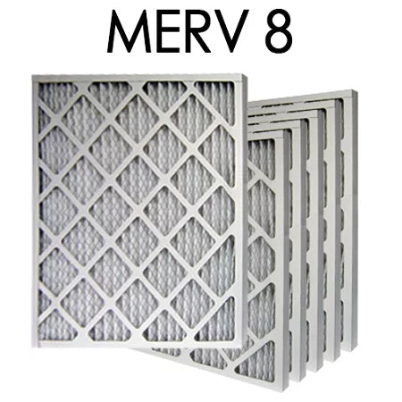 15x20x1 MERV 8 Pleated Air Filter 6PK | 14.5x19.5x.75 - Actual Sizeize
