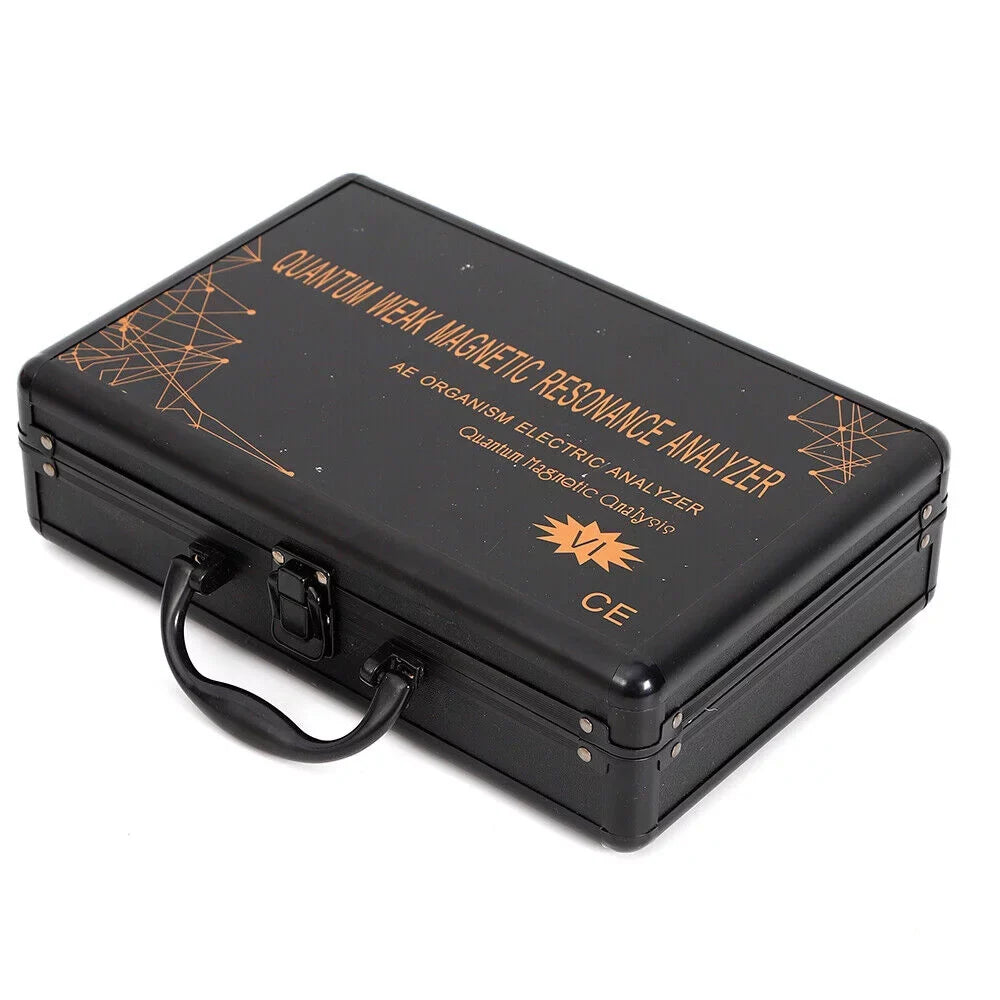 TOOL1SizeHOoo 6TH 4.7.0 Hand Touch Quantum Magnetic Resonance Body Analyzer  Body Health Analyzer Black