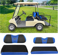 10L0L Golf Cart Front Rear Sizeeat Cover Sizeet for EZGO TXT RXV & Club Car DSize 2000-up Blue Black