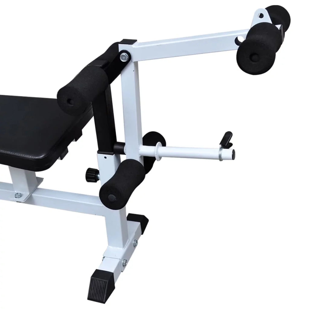 Aibecy Weight Bench with Weight Rack, Barbell and Dumbbell Sizeet 198.4 lb