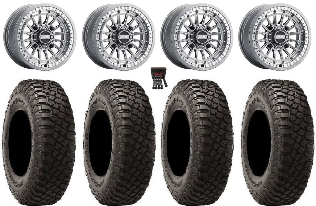 MetalFX Delta Bdlk CC 15" Wheels Gm 32" BFG KM3 Tires Polaris RZR XP 1000 / PRO XP / Ranger XP 900/1000