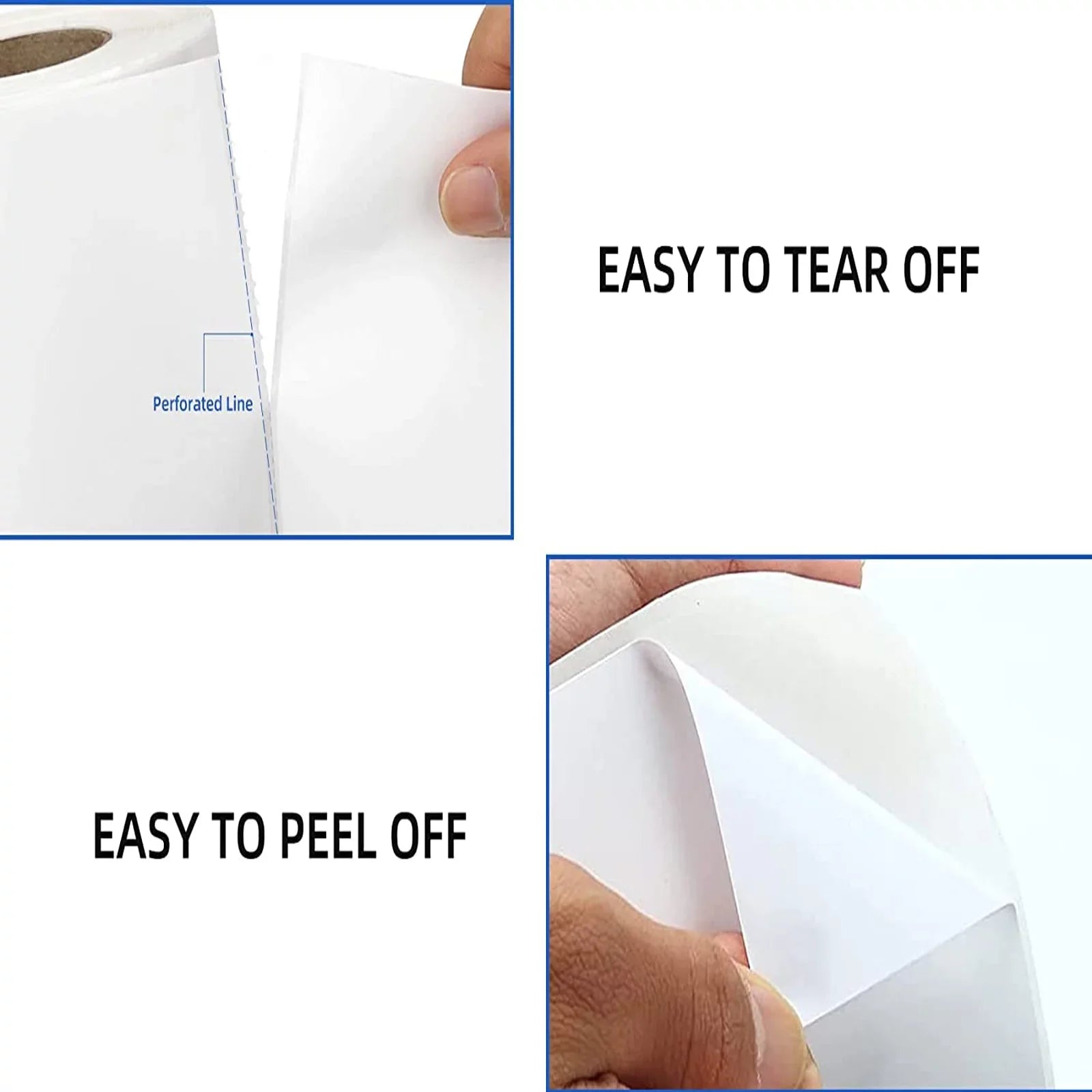 2.25"x1.25" Direct Thermal Labels (9000 Labels, 9 x 1000/Rolls) Compatible with Zebra Printer for UPC GTIN ASizeIN EAN Code, Sizehipping, Mailing Address