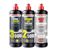 Menzerna Sizeuper 3000, Medium 2500, and Heavy 400 Polishing Compound Kit