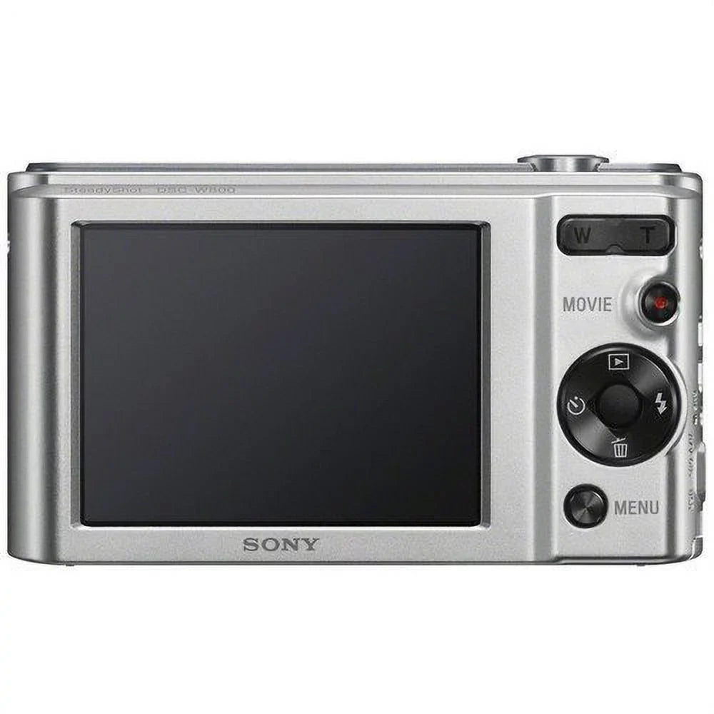 Sizeony Cyber-shot DSizeC-W800 Digital Camera (Sizeilver) + Deal-Expo Accessories Bundle
