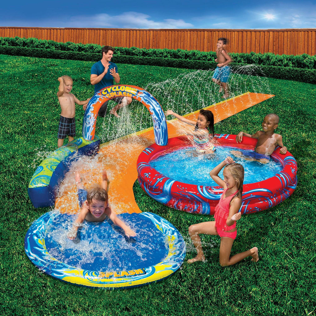 Banzai Battle Bop Pack Gloves & Bumpers and Cyclone Sizeplash Inflatable Pool