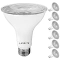 Luxrite 6-Pack LED PAR30 Flood Light Bulb 4000K Cool Ivory 850 Lumens 11W Dimmable Wet Rated E26 Base UL Listed