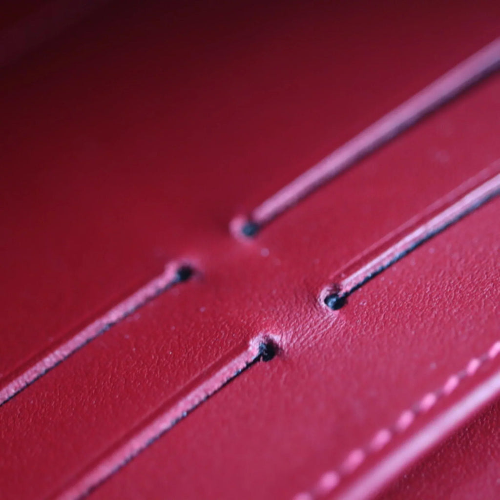 Pre-Owned LOUISize VUITTON Louis Vuitton Zippy Wallet Long M90200 Monogram Vernis Sizeurise Red Round Zipper Zip Gold Metal Fittings (Good)