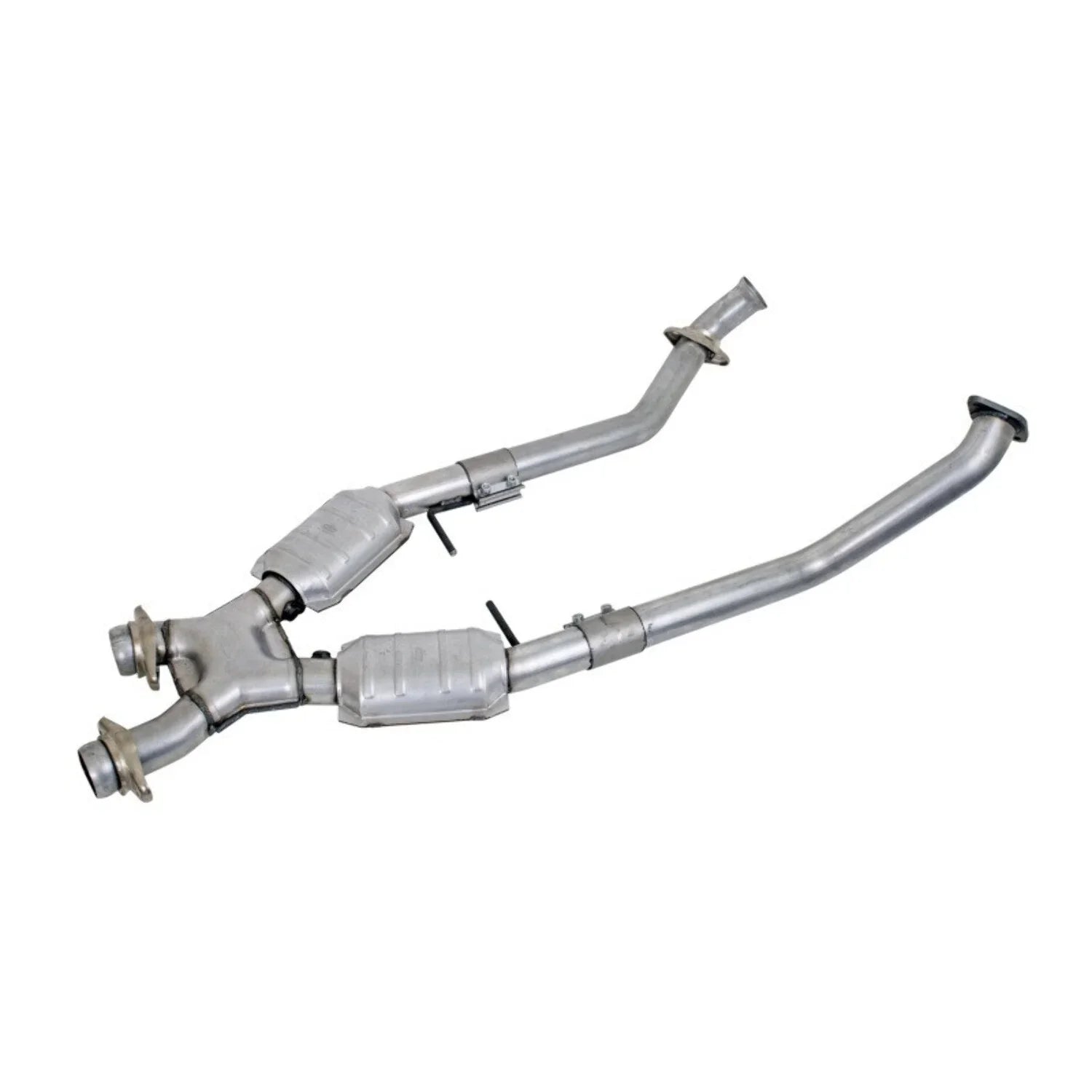 BBK 96-98 Mustang 4.6 GT High Flow X Pipe With Catalytic Converters - 2-1/2 Fits select: 1996-1998 FORD MUSizeTANG