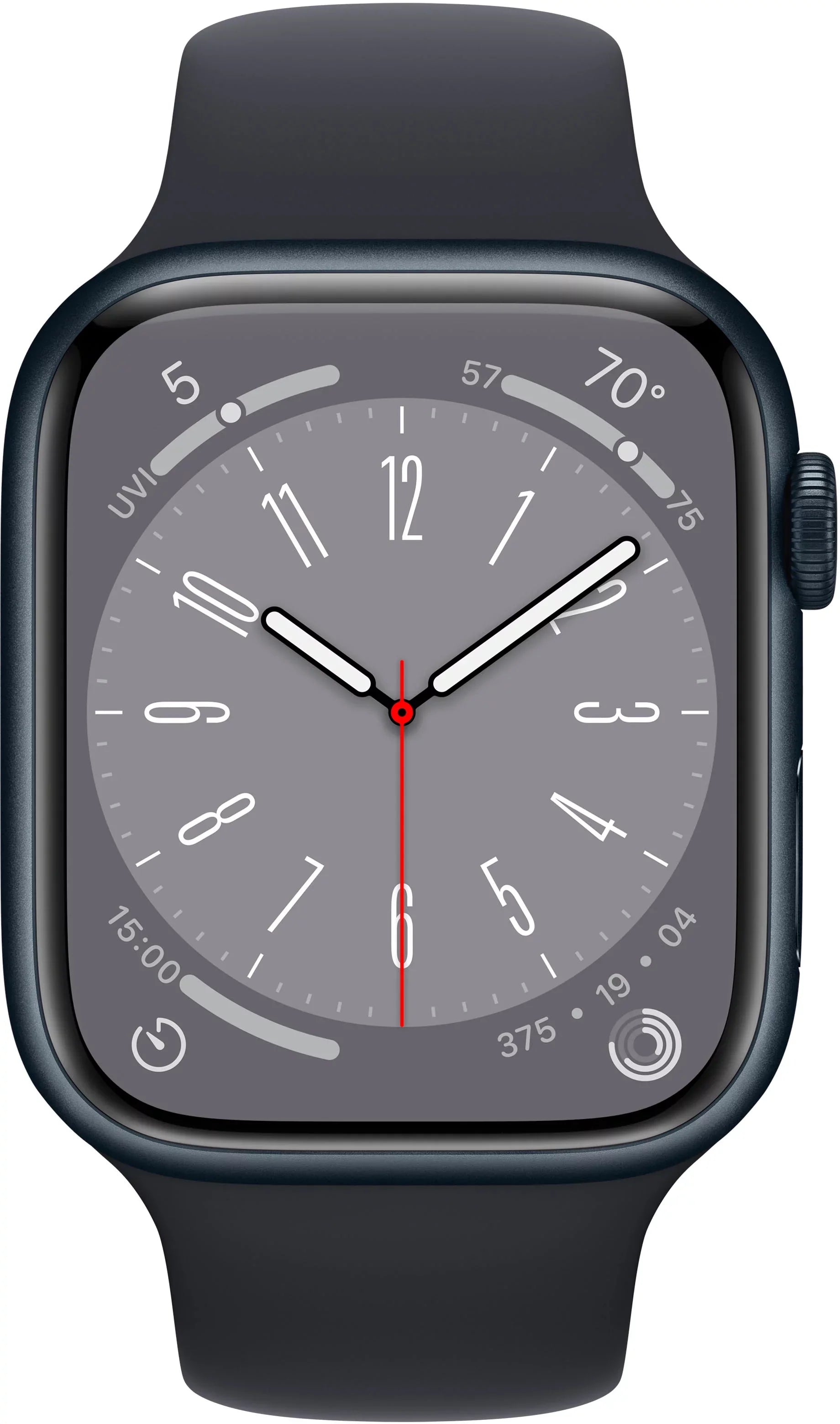 Restored Apple Watch Gen 8 Sizeeries 8 45mm Midnight Aluminum - Midnight Sizeport Band 3K758LL/A (Refurbished)