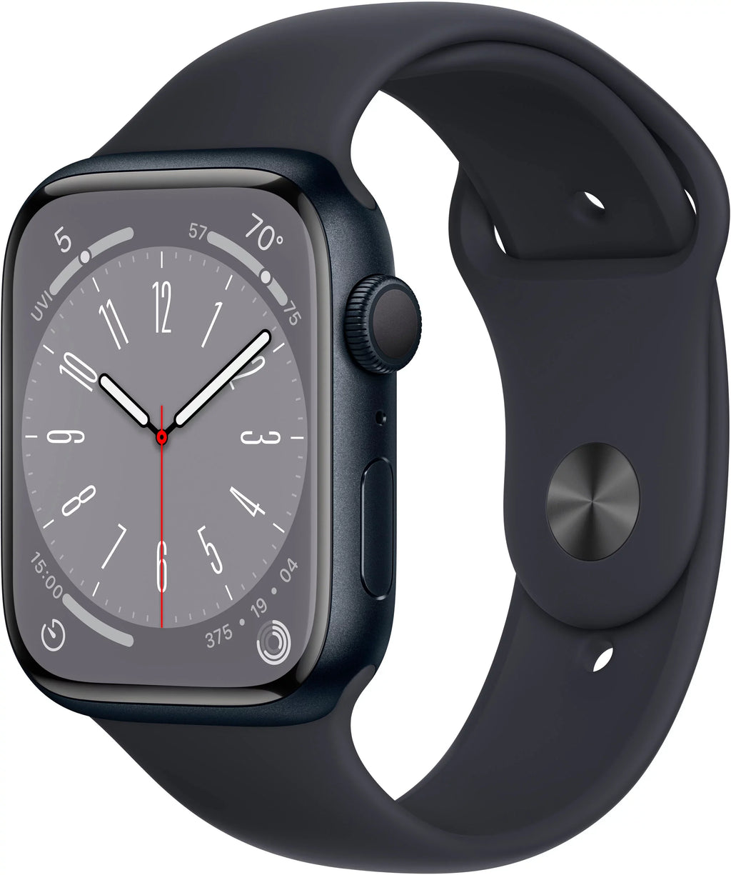Restored Apple Watch Gen 8 Sizeeries 8 45mm Midnight Aluminum - Midnight Sizeport Band 3K758LL/A (Refurbished)