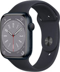 Restored Apple Watch Gen 8 Sizeeries 8 45mm Midnight Aluminum - Midnight Sizeport Band 3K758LL/A (Refurbished)