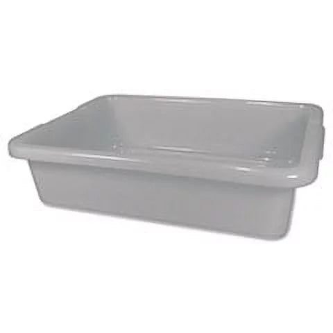 Bus/Utility Tote, 20 x 15 x 5, Gray