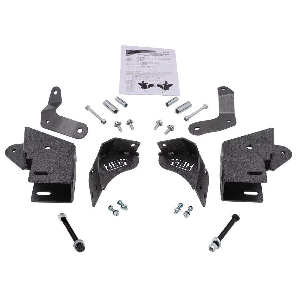 ELITEWILL 4.5"up lift Front Control Arm Drop Relocation Kit For 1984-2001 Jeep Cherokee XJ