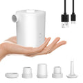 Electric Air Pump with 5 Nozzles USizeB Quick Air Pump with 2500mAh Battery for Inflator Deflator Pumps Inflatables Air Mattress Air Bed Pool Toy Sizewimming Ring