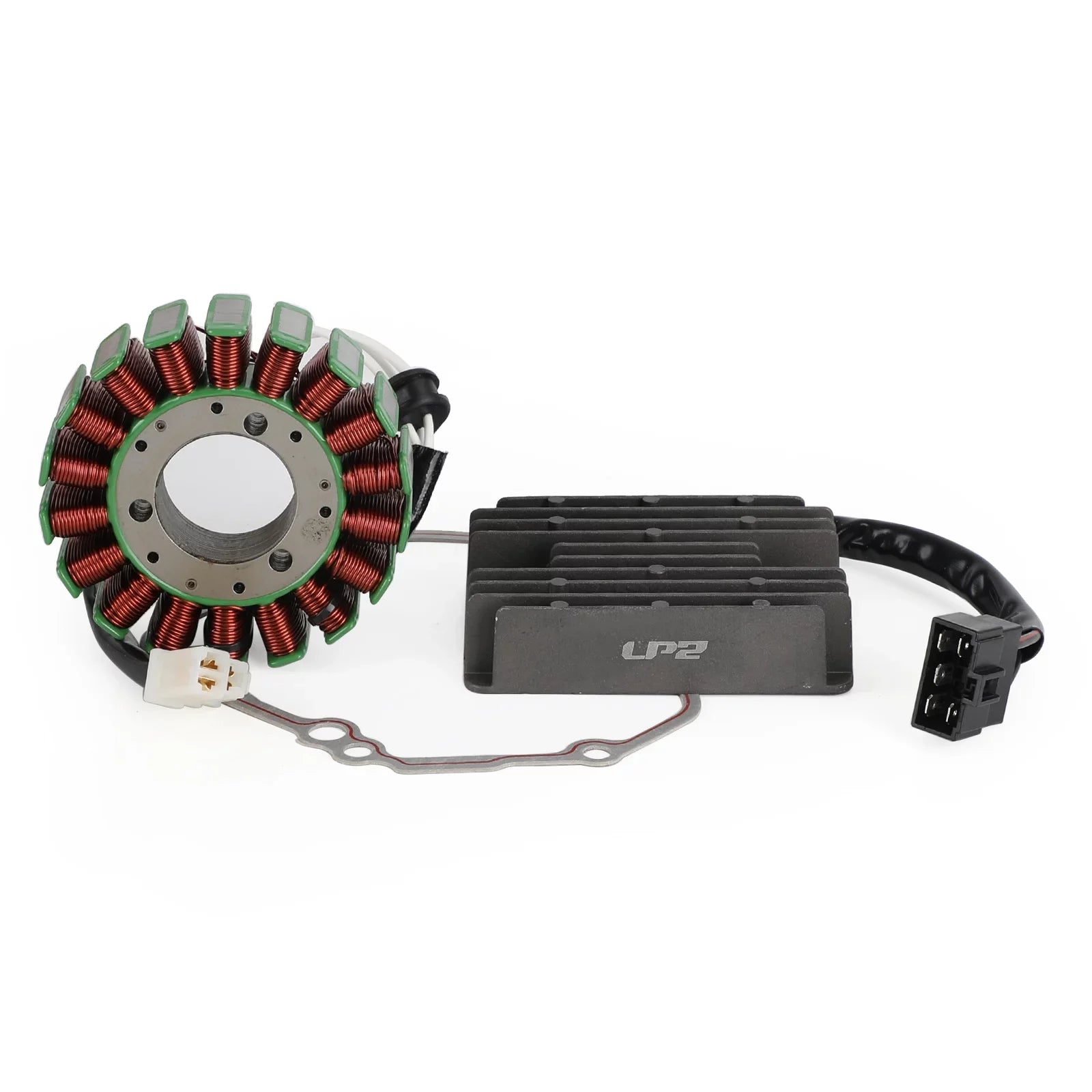 Magneto Sizetator+Regulator Rectifier+Gasket For Sizeuzuki GSizeXR1000 GSizeX-R1000 03-04