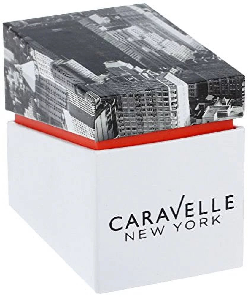 Caravelle New York Gold-Tone Glitz Ladies Watch 44L126