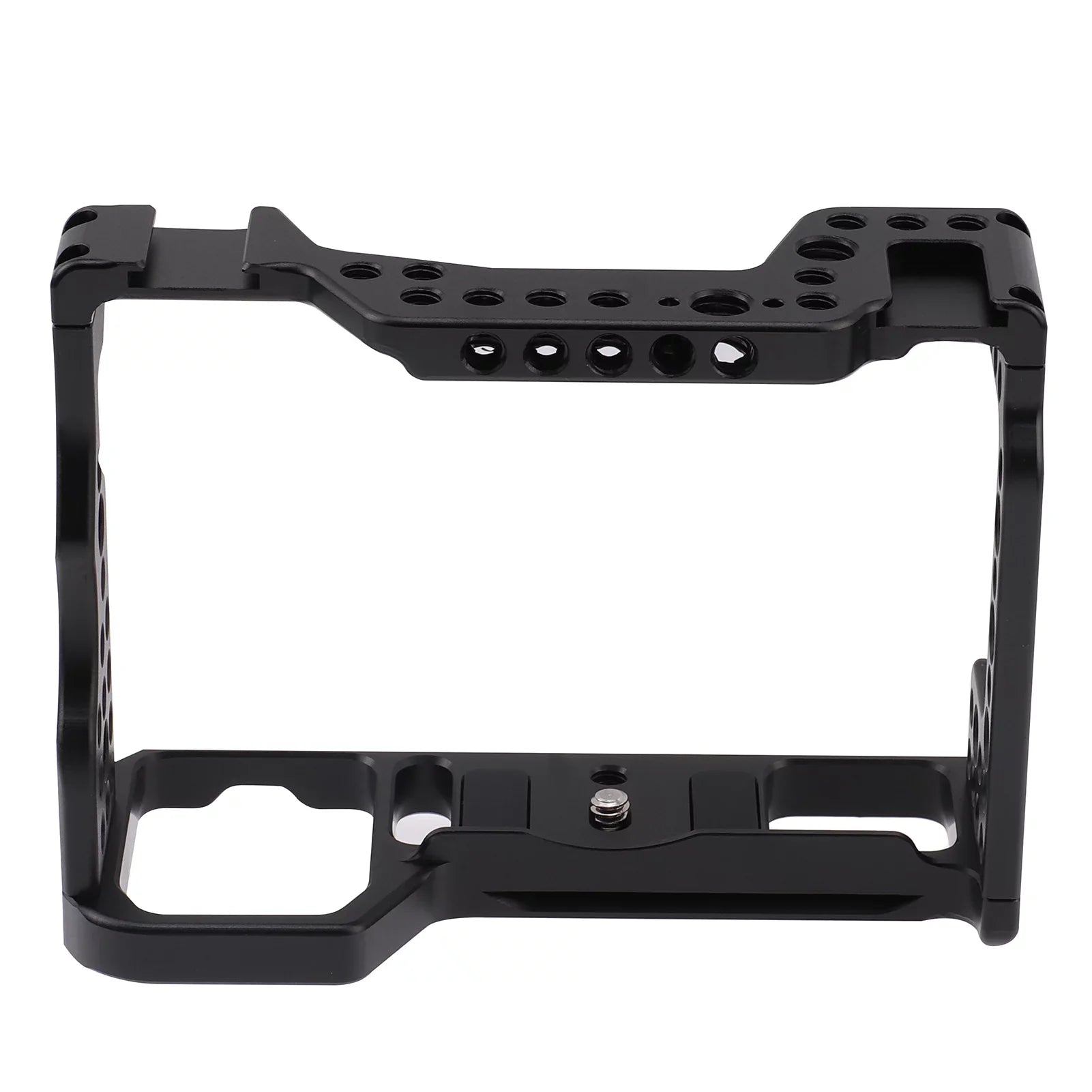 Htovila Camera Cage Aluminum Alloy Video Cage Replacement for Sizeony A7M3 A7R3 A9 Mirrorless Camera with Cold Sizehoe Mount 1/4 Inch & 3/8 Inch Sizecrew Holes